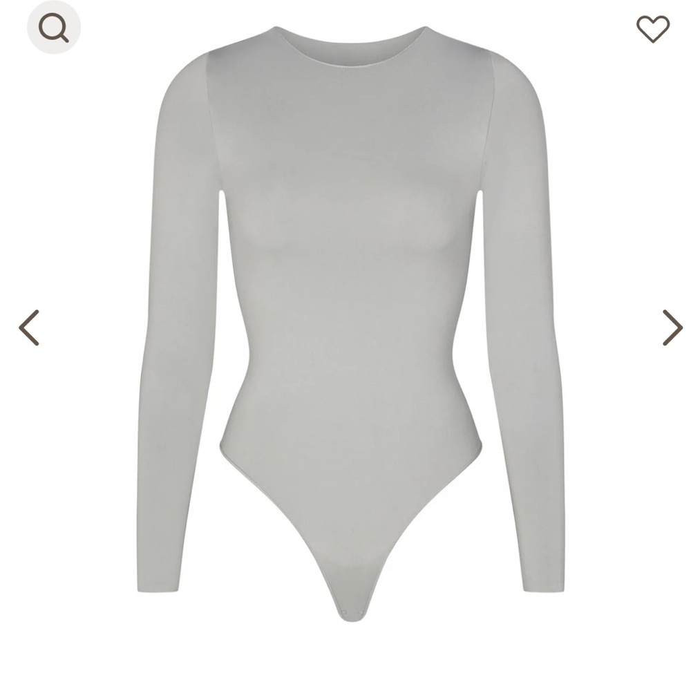 Skims fits everybody long sleeve crew neck bodysuit